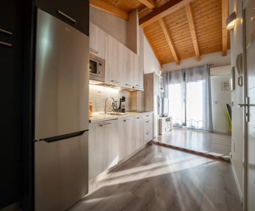 Η κουζίνα ή μικρή κουζίνα στο Apartamentos Aranda