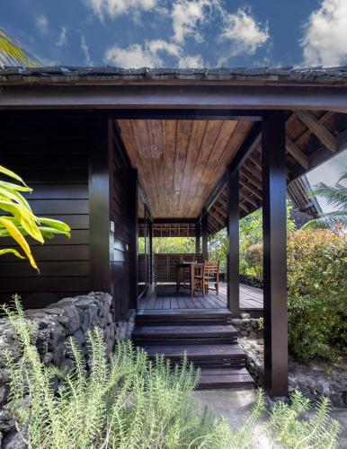 Un jardín fuera de Oa Oa Lodge