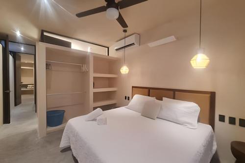 Katil atau katil-katil dalam bilik di Casa Lungo 51 Centro