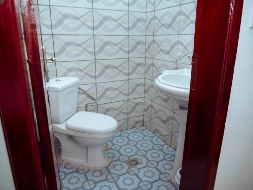 Studio haut standing tesisinde bir banyo