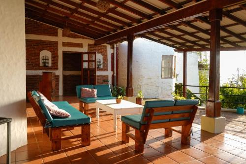 Χώρος καθιστικού στο Casa Ruth