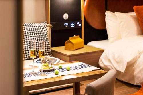 Nápoje v ubytování Mcsrh Hotel-Chongqing Jiefangbei Chaotianmen