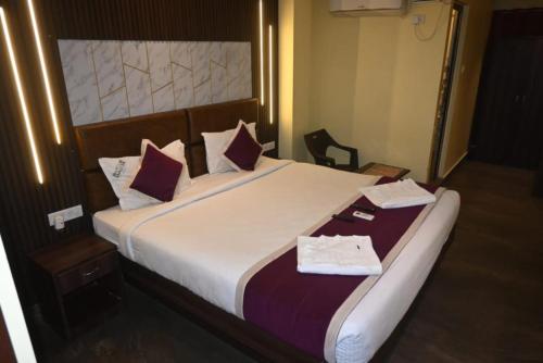 Cama o camas de una habitación en Hotel Runway Inn