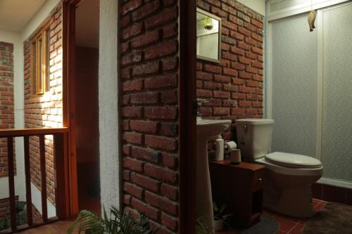 Koupelna v ubytování Cabin in the forest of CDMX