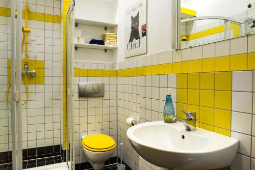 Et badeværelse på Alte Scheune Rietzschelhof
