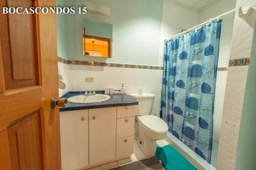 A bathroom at AQUA POINT CONDOS RENTALs