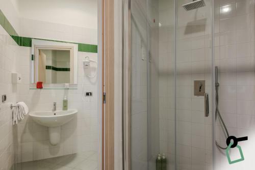Salle de bains dans l'établissement HOTIDAY Apartment Collection - La Spezia