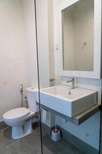 Bilik mandi di Iddamal Bay Apartments