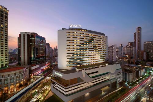 a view of a large building in a city at The Westin Grande Sukhumvit, Bangkok in Bangkok