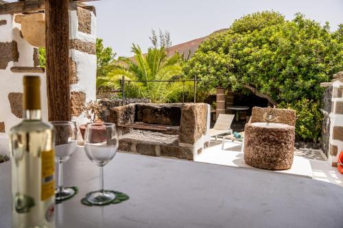 Patio nebo venkovní prostory v ubytování Casa Testeyna Timanfaya in Tegoyo
