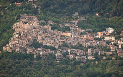 a group of houses sitting on a hill at B&B Francesca in Serrone