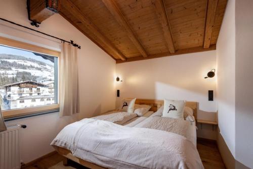 Ένα ή περισσότερα κρεβάτια σε δωμάτιο στο Apartment Hornblick