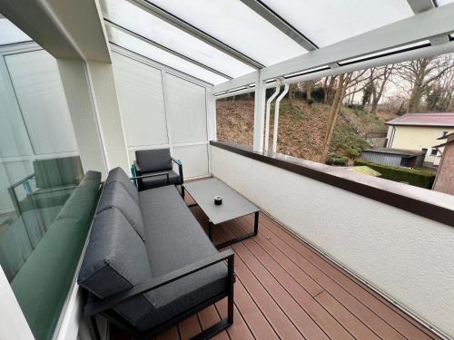 Khu vực ghế ngồi tại Premium Yacht Ausstattung Apartments Hotel