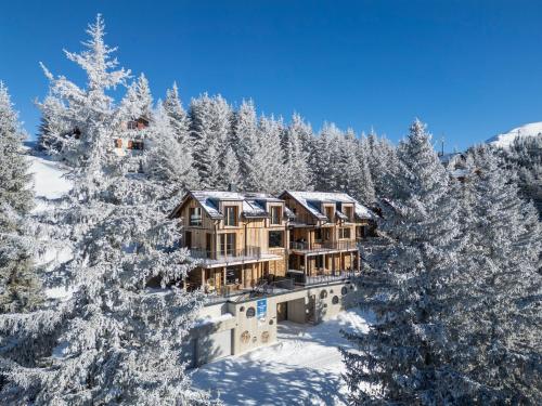 Luxus AlmChalets Schladming-Dachstein v zimě