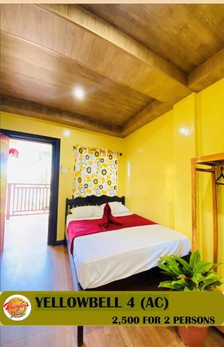 Postel nebo postele na pokoji v ubytování ramfels paradise resort