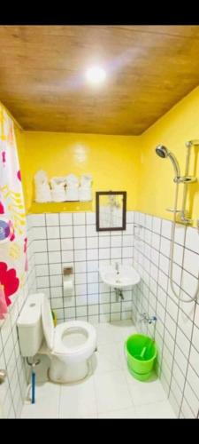 Koupelna v ubytování ramfels paradise resort