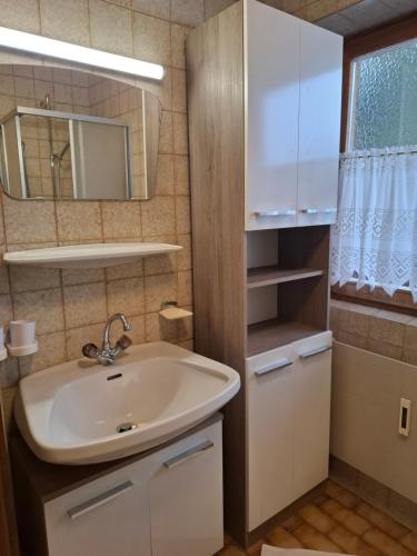 Koupelna v ubytování Haus Fichtenblick