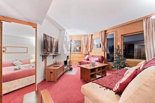 Posezení v ubytování Chalet Choucas by Avoriaz Chalets