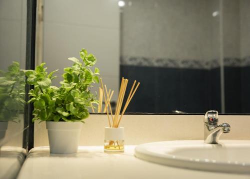 Koupelna v ubytování Apartamento cerca del Pilar