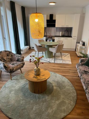 Η κουζίνα ή μικρή κουζίνα στο ANER 3 Deluxe Apartment Pepe