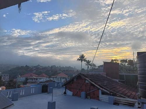 a view from the roof of a building at The Tavern in Madikeri