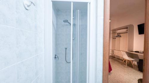 Koupelna v ubytování Nautilus Hotel