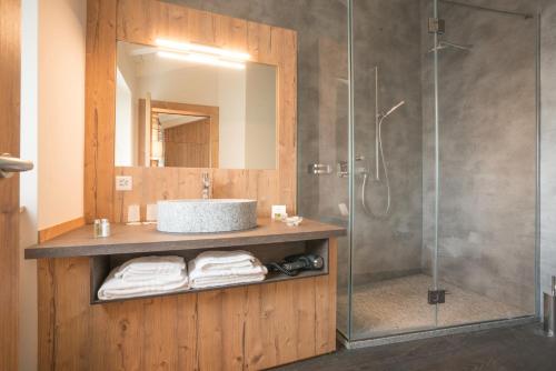 Koupelna v ubytování Hotel La Romantica
