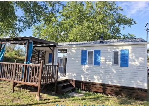 Bungalow tranquille à Marseillan avec terrasse 32 m²