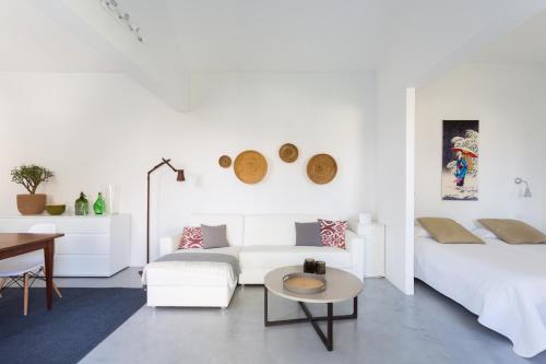 Ένα ή περισσότερα κρεβάτια σε δωμάτιο στο Caserío de Guaza