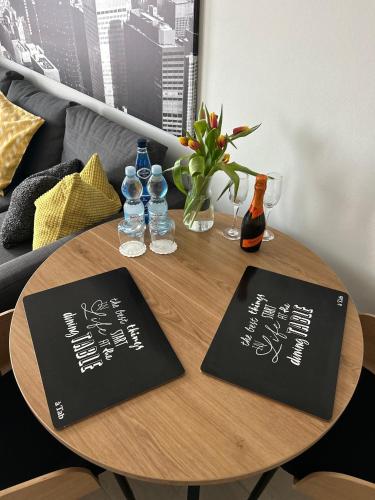 Χώρος καθιστικού στο Apartament na parterze M Kolbego Rzeszów