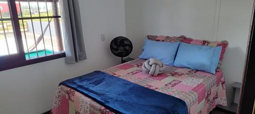 Postel nebo postele na pokoji v ubytování Morada do Mar
