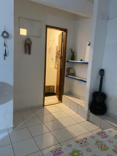 Koupelna v ubytování SURF CAFÉ hospedagem