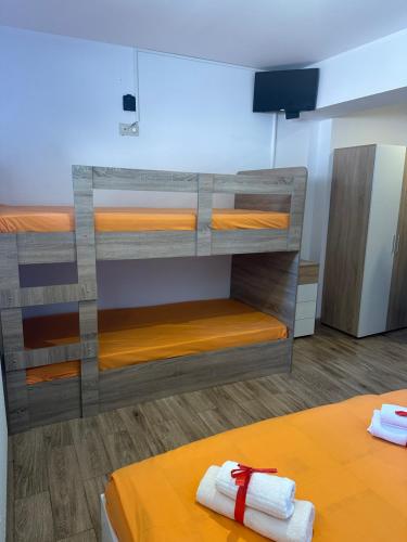 Ένα ή περισσότερα κρεβάτια σε δωμάτιο στο Hotel Forest Star on the Ski Slope