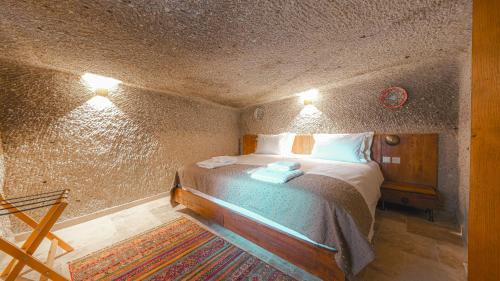 Katil atau katil-katil dalam bilik di Logos Cave Cappadocia - Adults Only