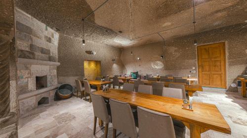 Ruang duduk di Logos Cave Cappadocia - Adults Only
