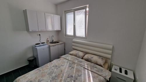 Kuchyň nebo kuchyňský kout v ubytování Apartman Tolosi