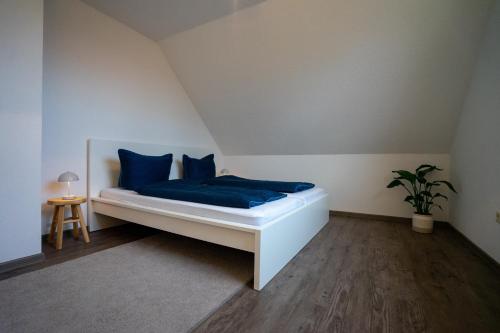 Voodi või voodid majutusasutuse Ferienwohnung an der Mühle toas