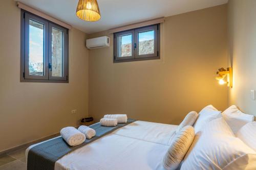 Cama o camas de una habitación en Sole e Mare Villas
