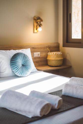 Cama o camas de una habitación en Sole e Mare Villas
