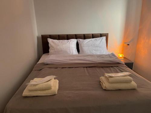 Ein Bett oder Betten in einem Zimmer der Unterkunft Ejmiatsin To Zvartnots Airport