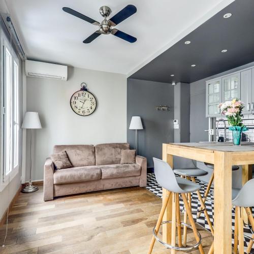 AC & 10min from Marais & Fully equipped