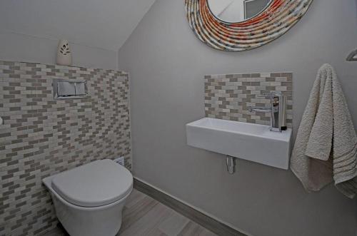 Koupelna v ubytování Cozy and Stylish Retreat in the Heart of Sandton