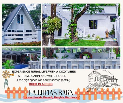 a collage of four pictures of a house at Cozy A Cabin Escape Your Tranquil Getaway Awaits in Hermosa
