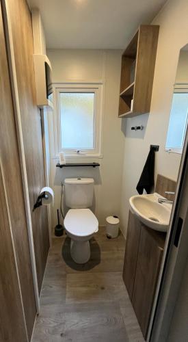 Mobilhomes Quiberon Camping Conguel - Bord de Merにあるバスルーム