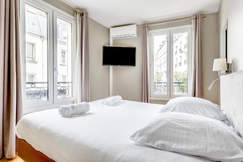 AC & 10min from Marais l Center of Paris