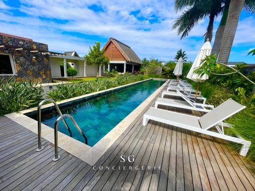 SG1 l Eden Villa l Luxe 6 pers l Piscine & jardin