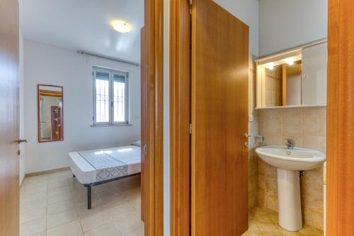 Ένα μπάνιο στο Casa Raffaele