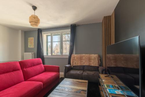 Le Forest - parking privé vue montagne proche lac