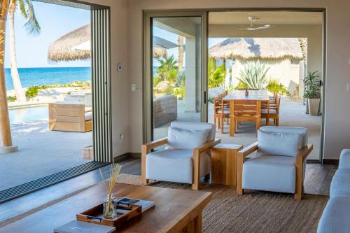 Zona de estar de Relaxing week at Onda and immaculately