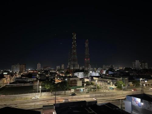 Udsigt til Feira de Santana eller udsigt til byen taget fra hotellet